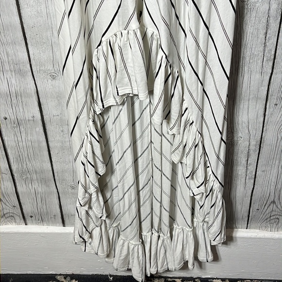 Express high-low stripe cutout spaghetti strap dress size XS - Picture 6 of 13